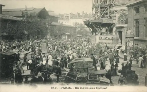 CPA Paris, Un matin aux Halles