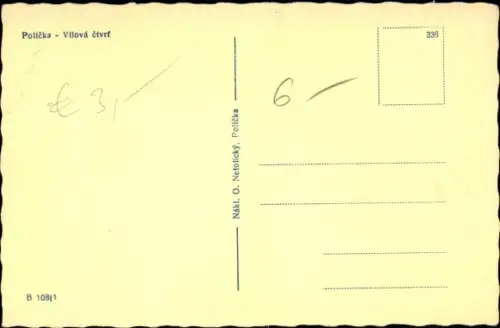 Ak Polička Politschka Region Pardubice, Gesamtansicht