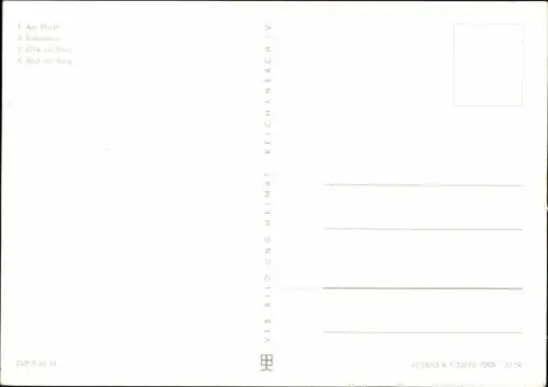 Ak Bad Lobenstein in Thüringen, Markt, Kulturhaus, Burg, Wappen