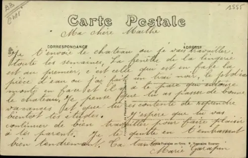 Ak Foëcy Cher, Chateau