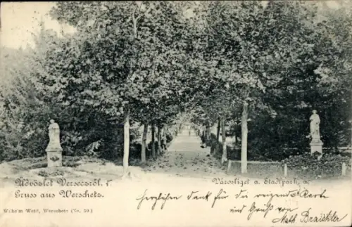 Ak Versecz Vršac Werschetz Serbien, Stadtpark