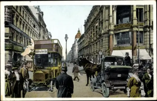 Ak Berlin, Friedrich- Ecke und Leipziger Straße