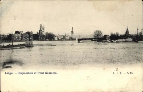 Ak Lüttich Lüttich Wallonien, Ausstellung, Pont Gramme