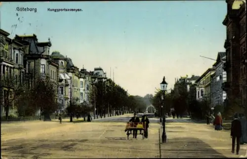 Ak Göteborg Schweden, Kungsportsavenyen