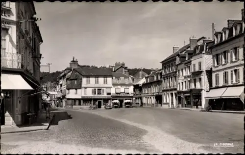 Ak Pont Audemer Eure, Place du Pot d'Etain