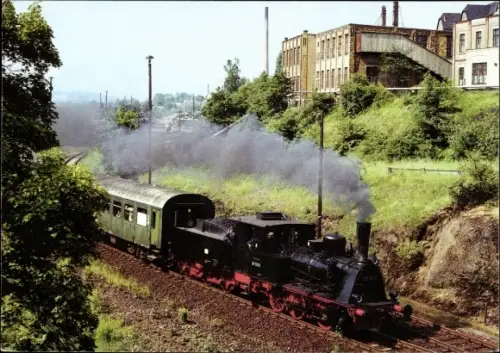 Ak Plauen im Vogtland, Lok 89 6009 mit Sonderzug