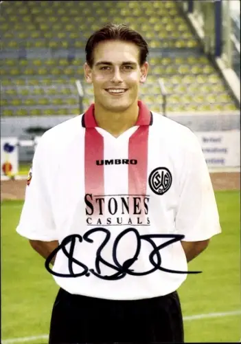 Autogrammkarte Fußballer Stefan Blank, SG Wattenscheid 09, Autogramm