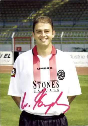 Autogrammkarte Fußballer Werner Kempkens, SG Wattenscheid 09, Autogramm