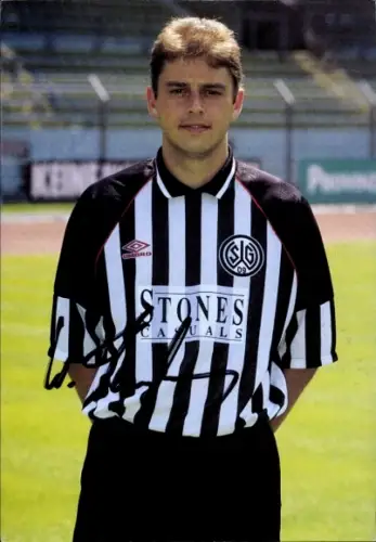 Autogrammkarte Fußballer Werner Kempkens, SG Wattenscheid 09, Autogramm