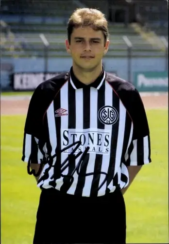 Autogrammkarte Fußballer Werner Kempkens, SG Wattenscheid 09, Autogramm