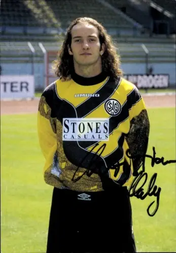Autogrammkarte Fußballer Christian Maly, SG Wattenscheid 09, Autogramm