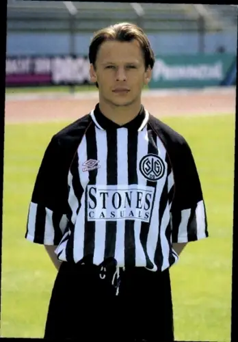 Autogrammkarte Fußballer Sergej Dikhtiar, SG Wattenscheid 09, Autogramm