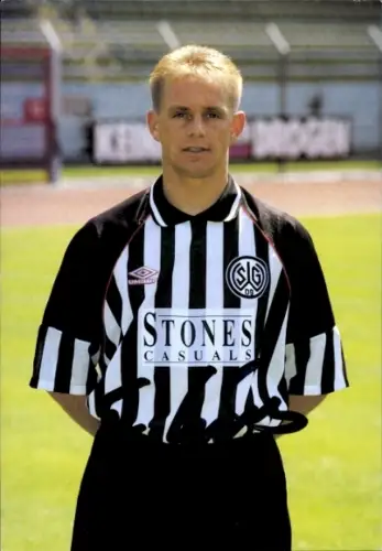 Autogrammkarte Fußballer Frank Süs, SG Wattenscheid 09, Autogramm
