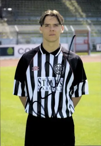 Autogrammkarte Fußballer Rainer Schümann, SG Wattenscheid 09, Autogramm