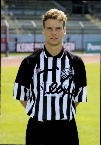 Autogrammkarte Fußballer Andreas Teichmann, SG Wattenscheid 09, Autogramm