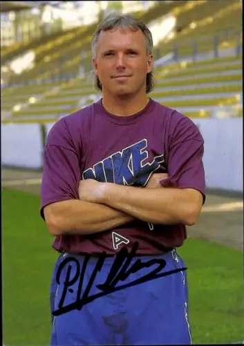 Autogrammkarte Co Trainer Peter Vollmann, SG Wattenscheid 09, Autogramm