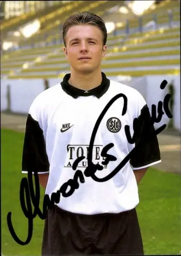 Autogrammkarte Fußballer Miroslaw Giruc, SG Wattenscheid 09, Autogramm
