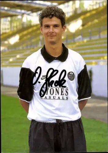 Autogrammkarte Fußballer Olaf Skok, SG Wattenscheid 09, Autogramm