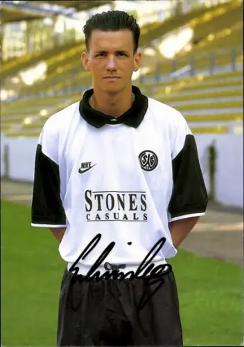 Autogrammkarte Fußballer Mark Schierenberg, SG Wattenscheid 09, Autogramm