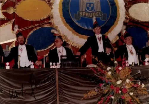 Ak Karneval, Sitzungspräsident, Autogramm