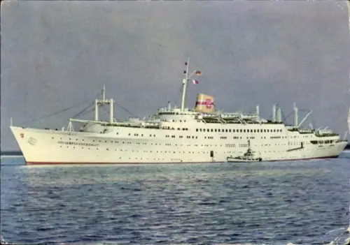 Ak FDGB Urlauberschiff MS Völkerfreundschaft