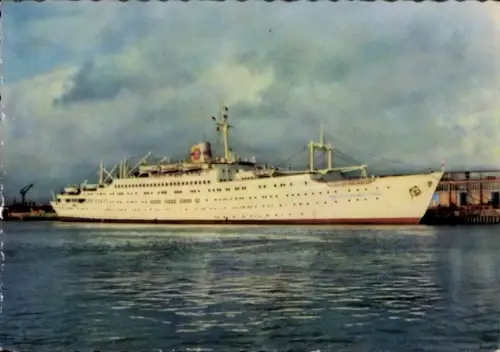 Ak FDGB Urlauberschiff MS Völkerfreundschaft