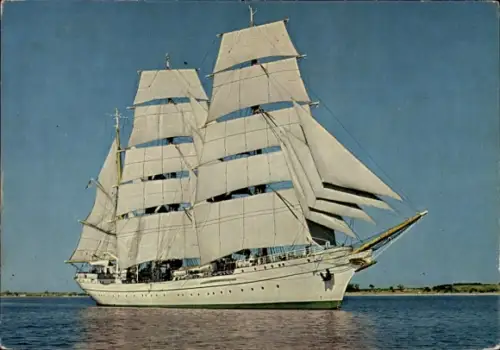 Ak Segelschulschiff Gorch Fock auf der Ostsee