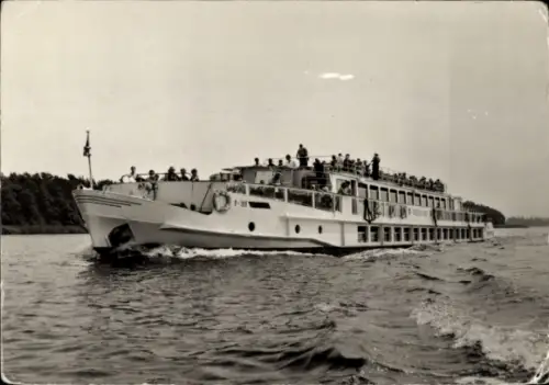 Ak Spreedampfer, Luxusfahrgastschiff Friedrich Wolf, Weiße Flotte Berlin