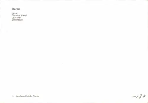 Ak Berlin, Havel, Segeln