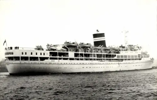 Foto Ak Dampfer auf dem Wasser