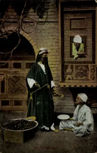 PC Egyptian Types and Scenes, Date seller