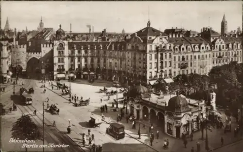 Ak München, am Karlstor
