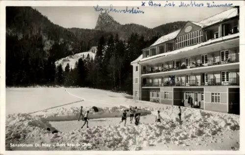 Ak Kreuth am Tegernsee Oberbayern, Sanatorium Dr. May