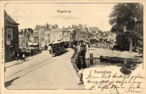 Ak 's Gravenhage Den Haag Südholland, Wagenbrug