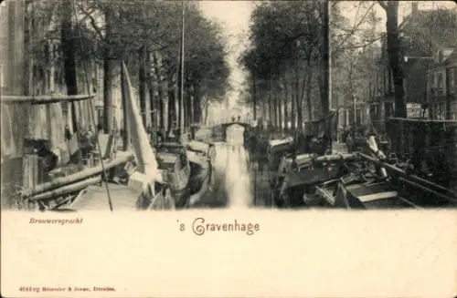 Ak 's Gravenhage Den Haag Südholland, Brouwersgracht