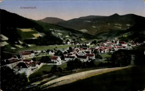 Ak Lapoutroie Schnierlach Elsass Haut Rhin, Gesamtansicht