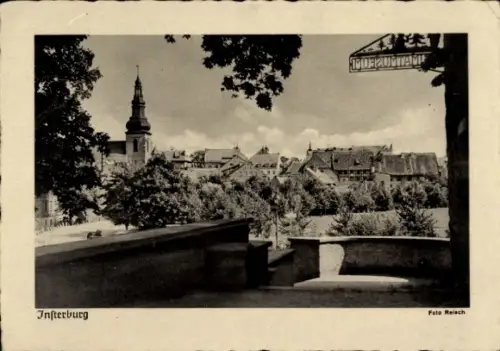 Ak Tschernjachowsk Insterburg Ostpreußen, Teilansicht vom Heimatmuseum aus