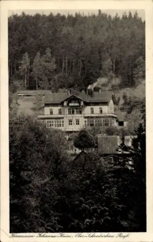 Ak Szklarska Poręba Ober Schreiberhau Riesengebirge Schlesien, Herrmann-Johanna-Heim