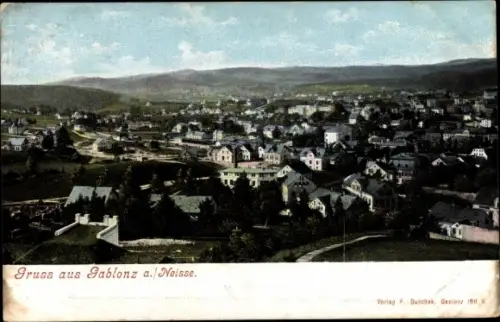 Ak Jablonec nad Nisou Gablonz an der Neiße Region Reichenberg, Panorama