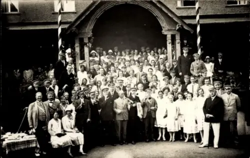 Studentika Foto Ak Kaliningrad Königsberg Ostpreußen, Studenten, Gruppenbild August 1929