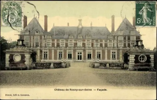 Ak Rosny sur Seine Yvelines, Le Chateau