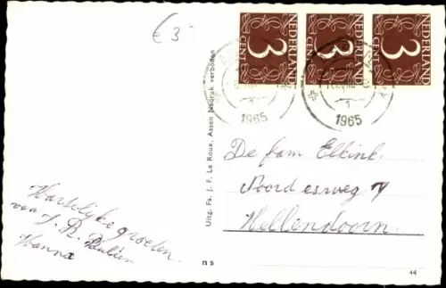 Ak Assen Drenthe Niederlande, Swanenstraat