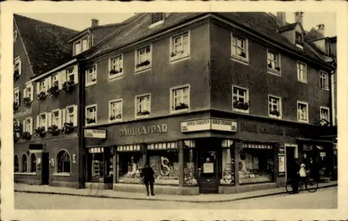Ak Friedrichshafen am Bodensee, Messerschmied Paul Caspar, Karl- und Damm-Straße