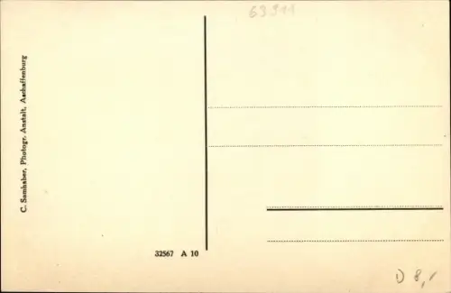 Ak Klingenberg am Main, Totale