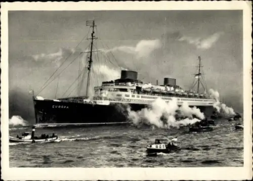 Ak Expressdampfer Europa, Norddeutscher Lloyd Bremen