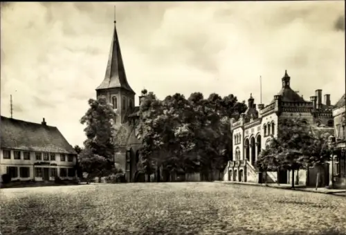 Ak Wittenburg in Mecklenburg, Marktplatz
