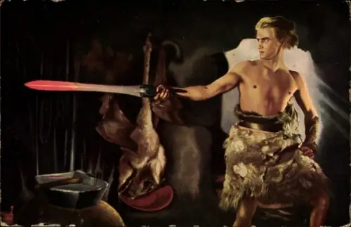 Ak Nibelungen, UFA Film, Siegfrieds Schwert, Uvachrom 405 5433