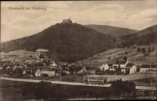 Ak Hambach Neustadt an der Weinstraße, Maxburg, Panorama