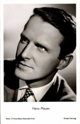 Ak Schauspieler Harry Meyen, Portrait, Nacht der Entscheidung