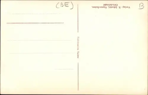 Ak Grindelwald Kanton Bern, Wetterhorn, Kirche